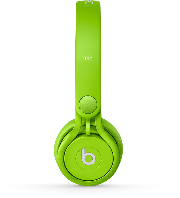 Bright Green Beats Mixr Headphones