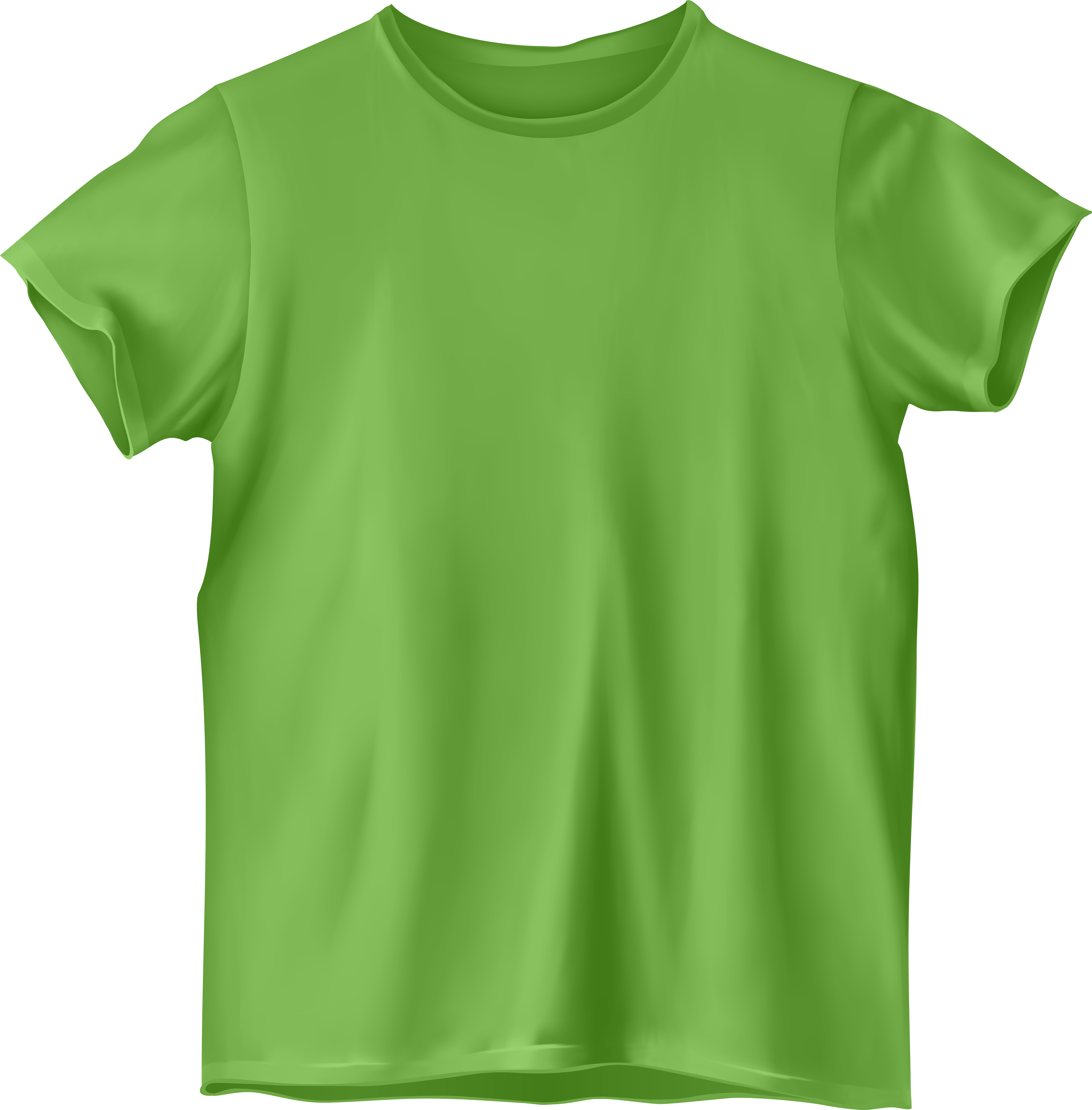 Bright Green Blank T Shirt