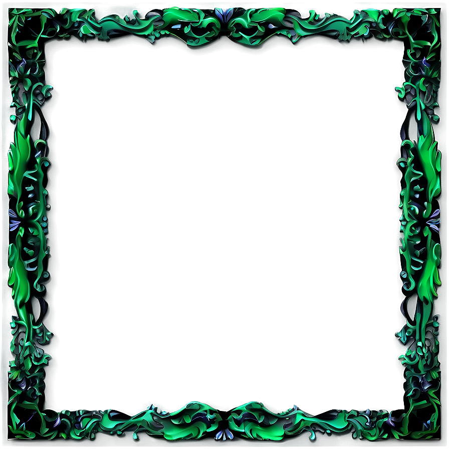 Bright Green Frame Png 89