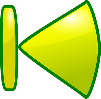 Bright Green Play Button Icon