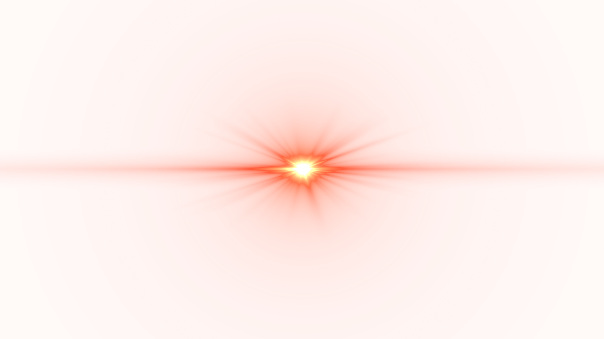 Bright Lens Flare Orange Background