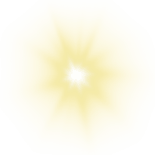 Bright Lens Flare Yellow Background