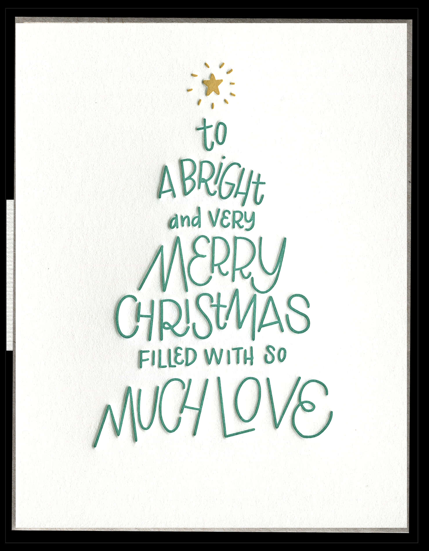 Bright Merry Christmas Card