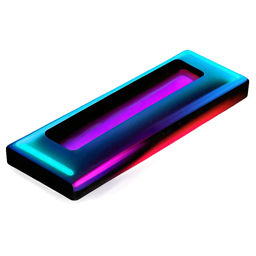 Bright Neon Rectangle Png Axv