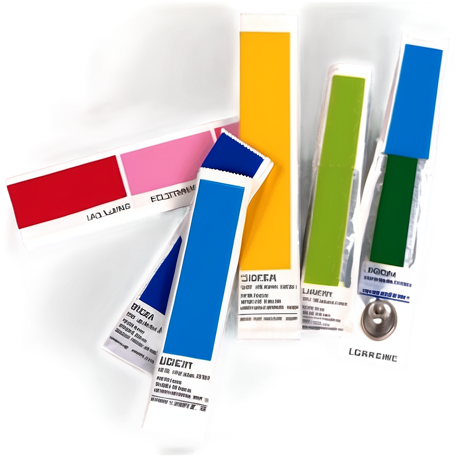 Bright Paint Swatches Png 40