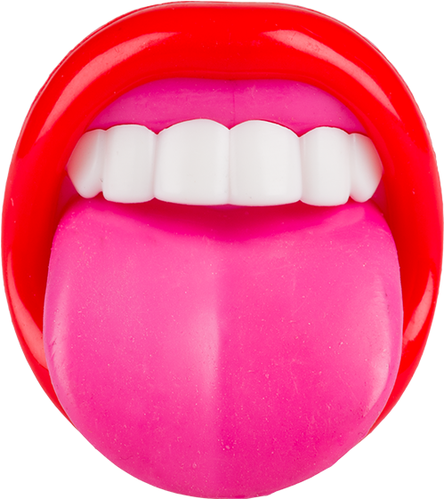 Bright Pink Tongueand Teeth