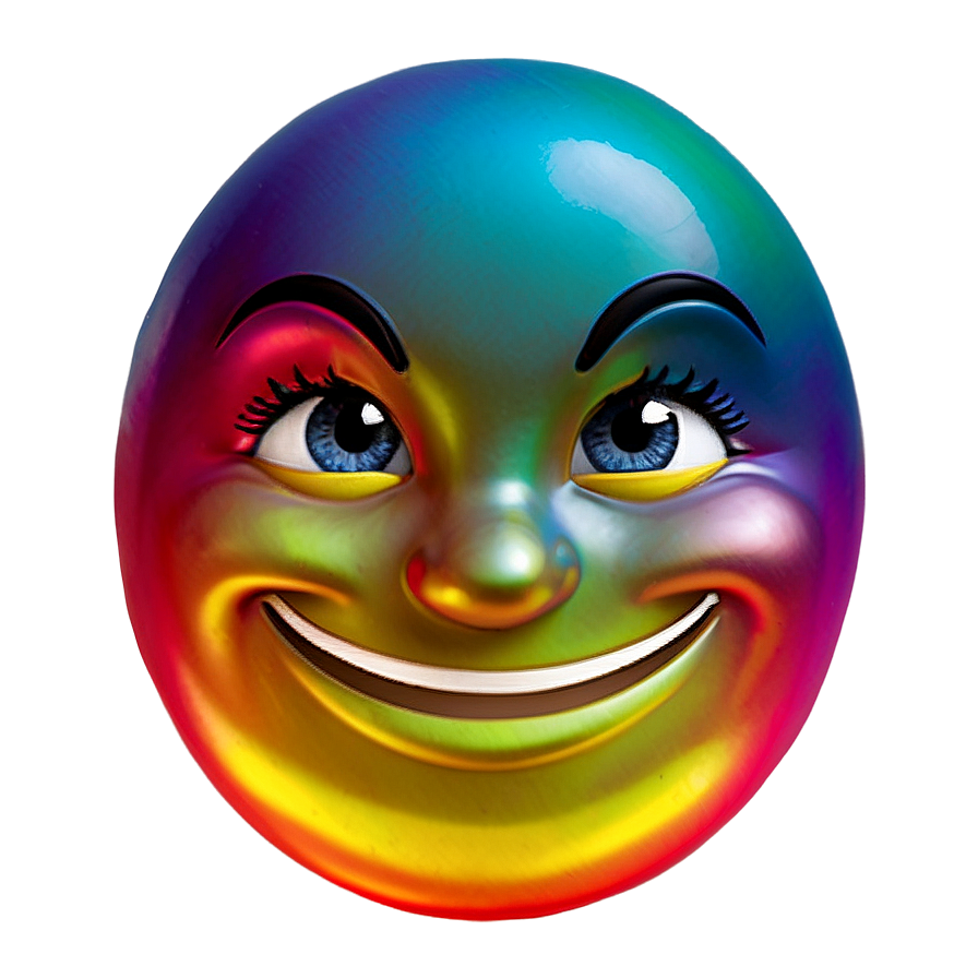 Bright Rainbow Emoji Png 06272024