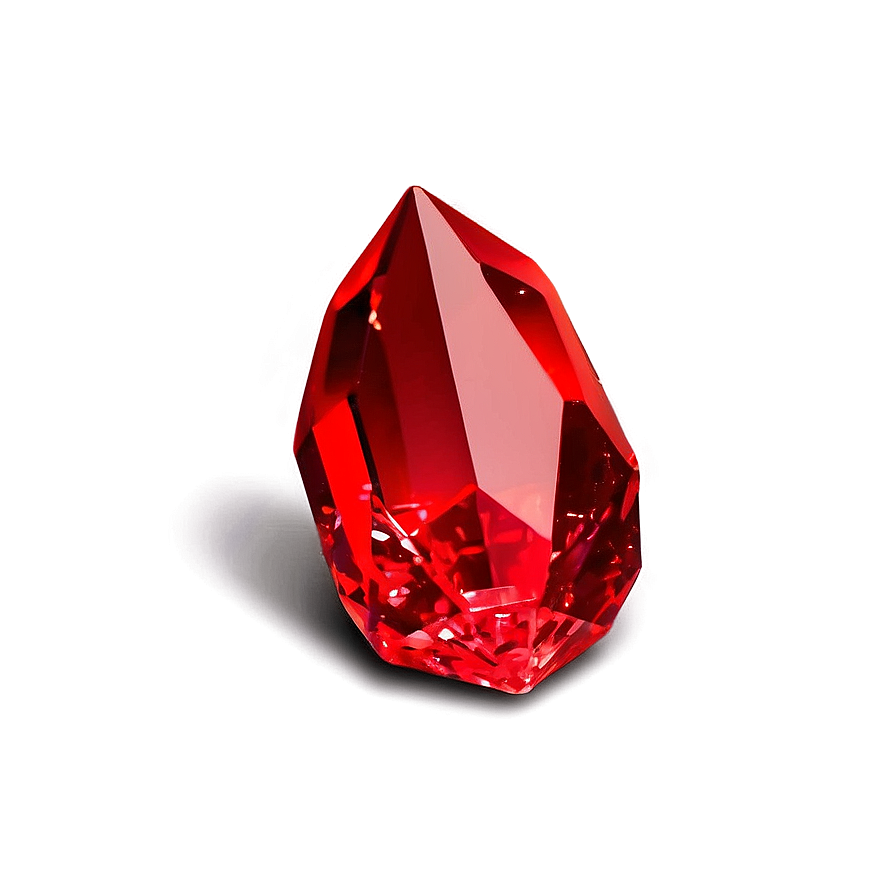 Bright Red Crystal Png 91