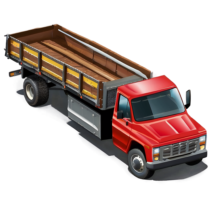 Bright Red Truck Png Wdj