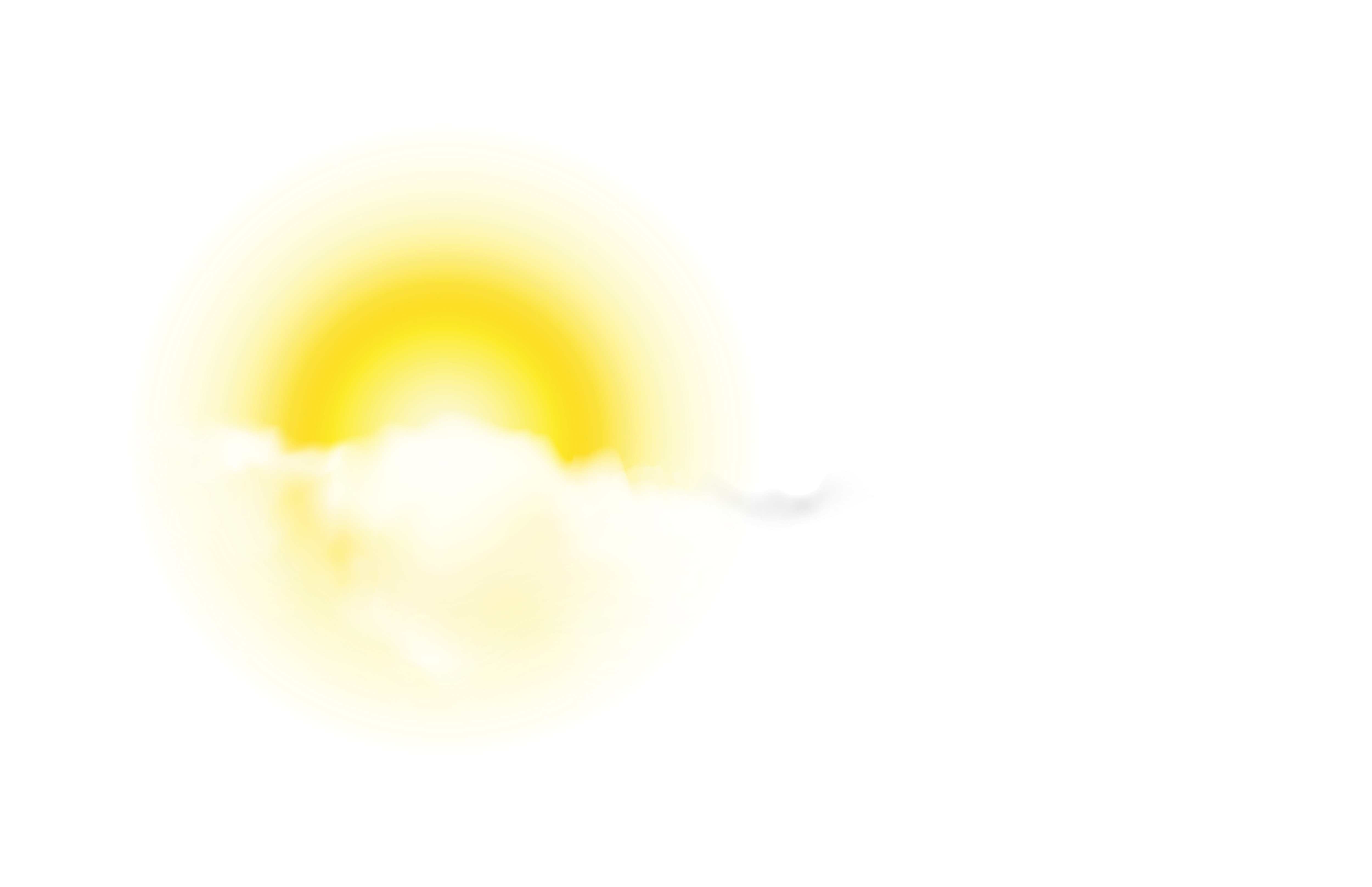 Bright Sun Cloud Illustration