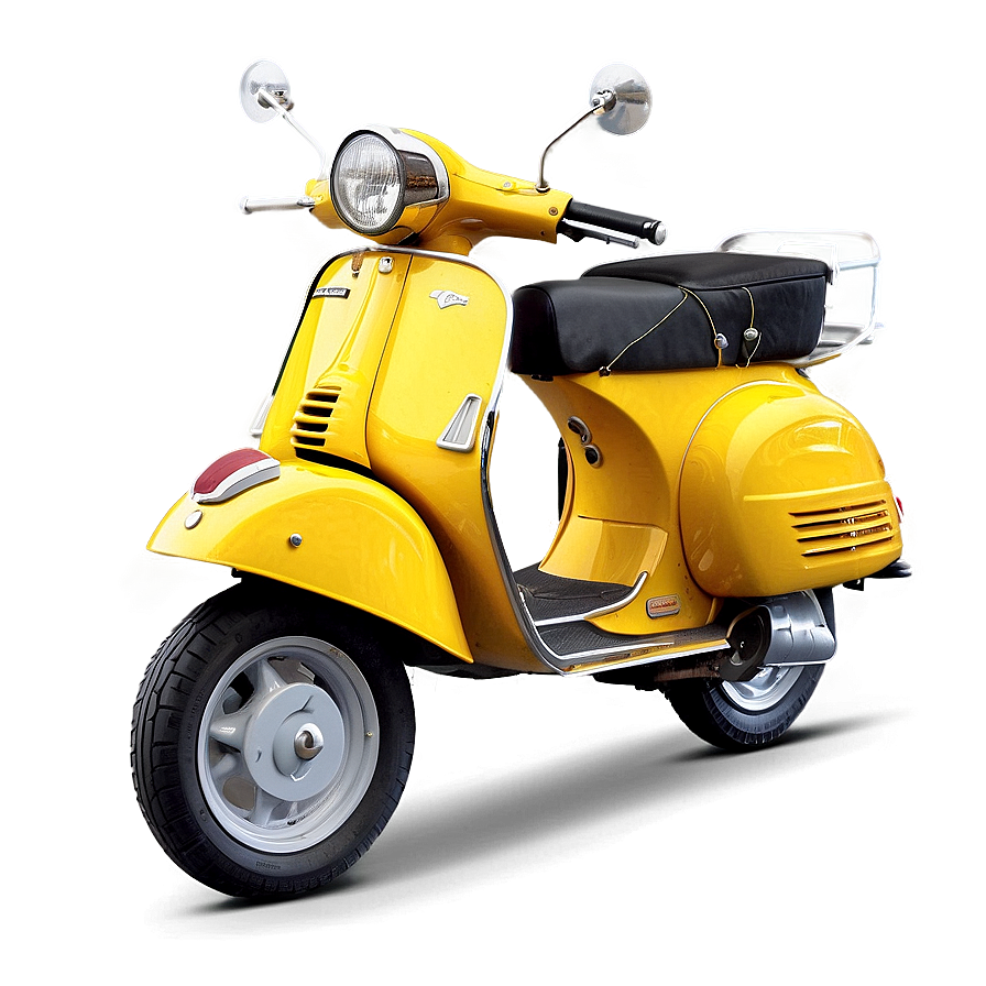 Bright Yellow Vespa Png Isu50