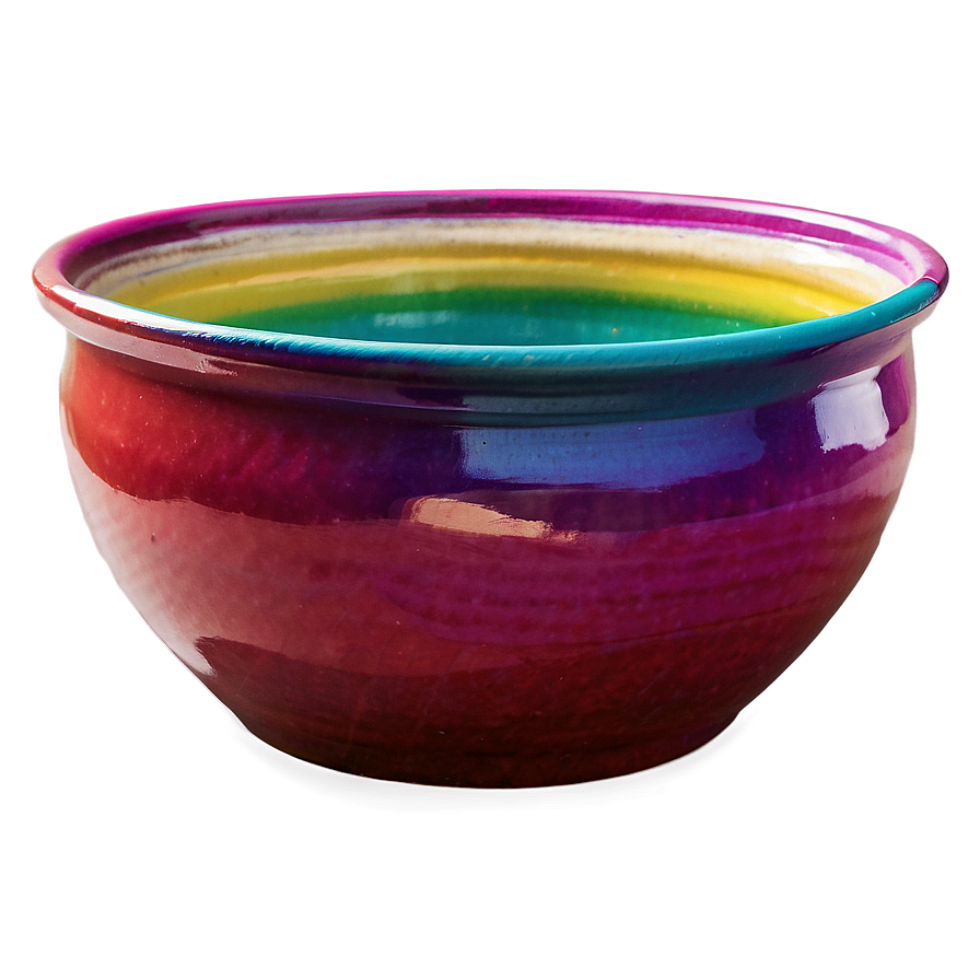 Brightly Colored Pot Png Byo