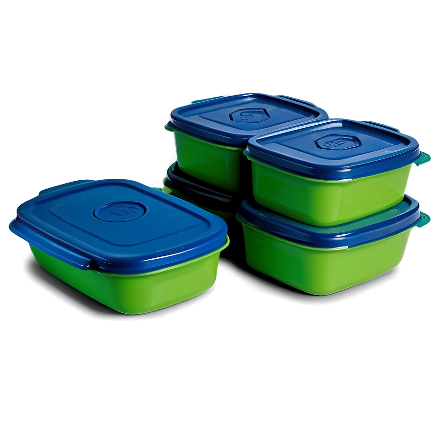 Brightly Colored Tupperware Png Rig