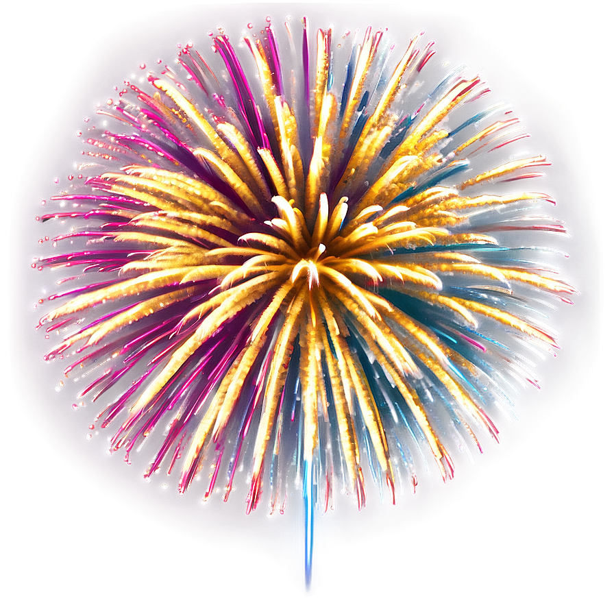 Brilliant Gold Fireworks Png Lqn90