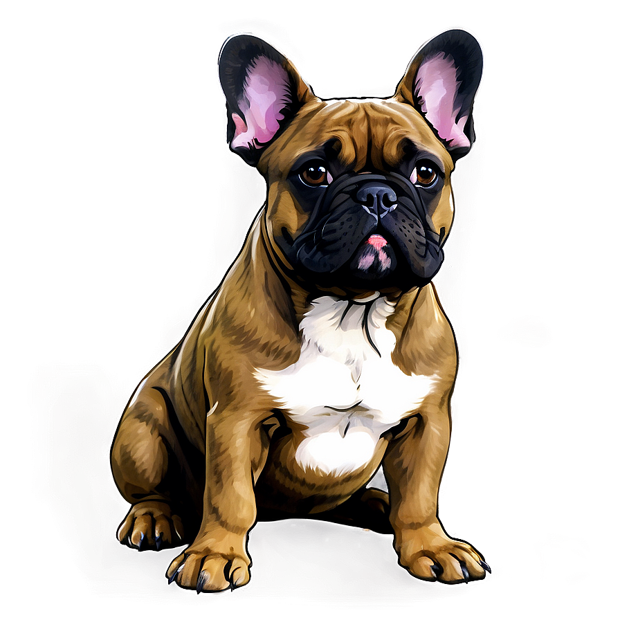 Brindle French Bulldog Png Gjt36