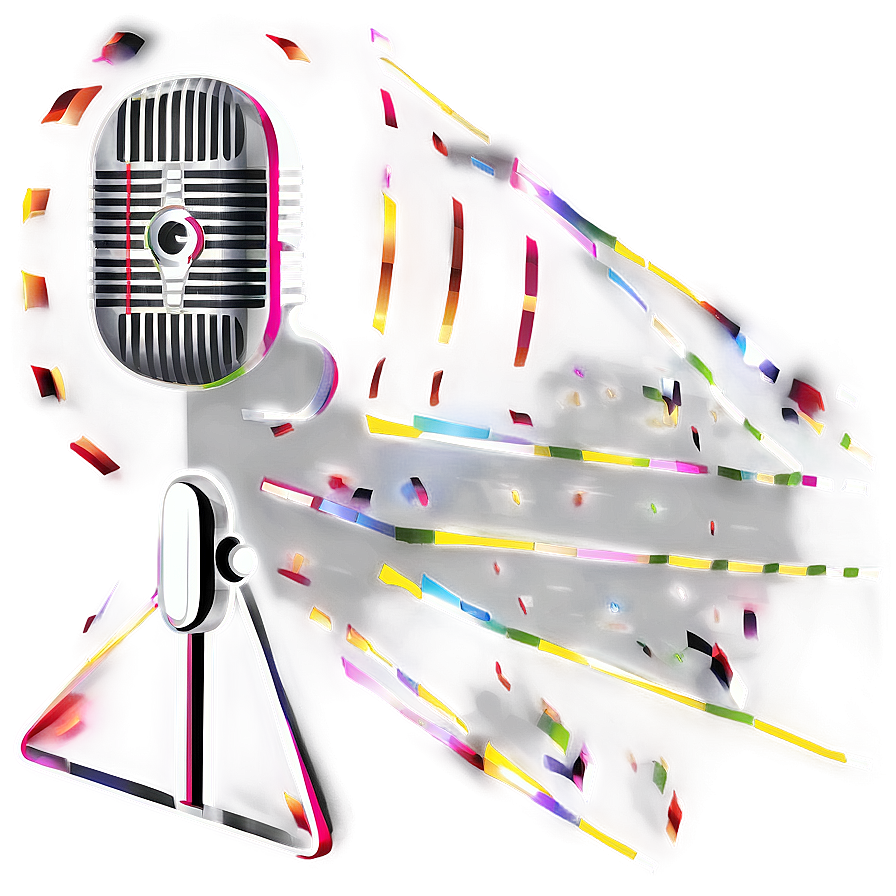 Broadcasting Microphone Png 04292024