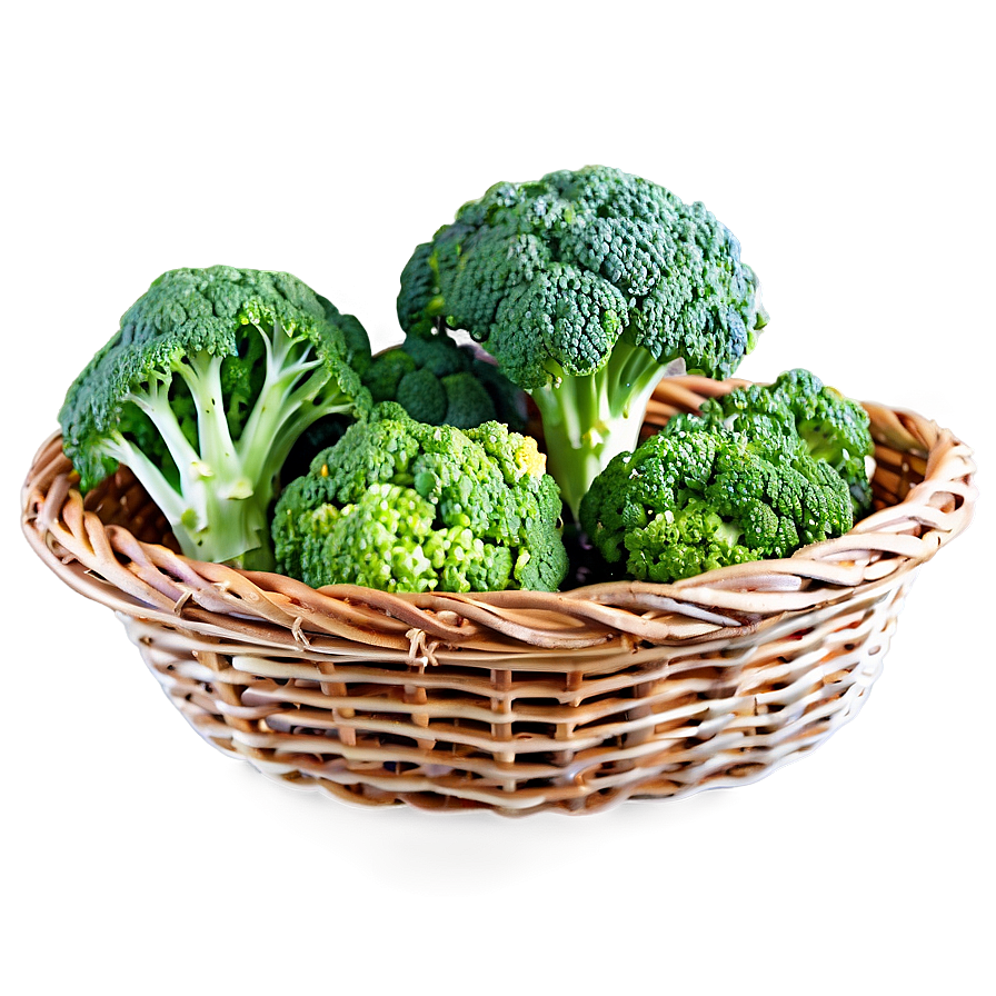 Broccoli In Basket Png Ety