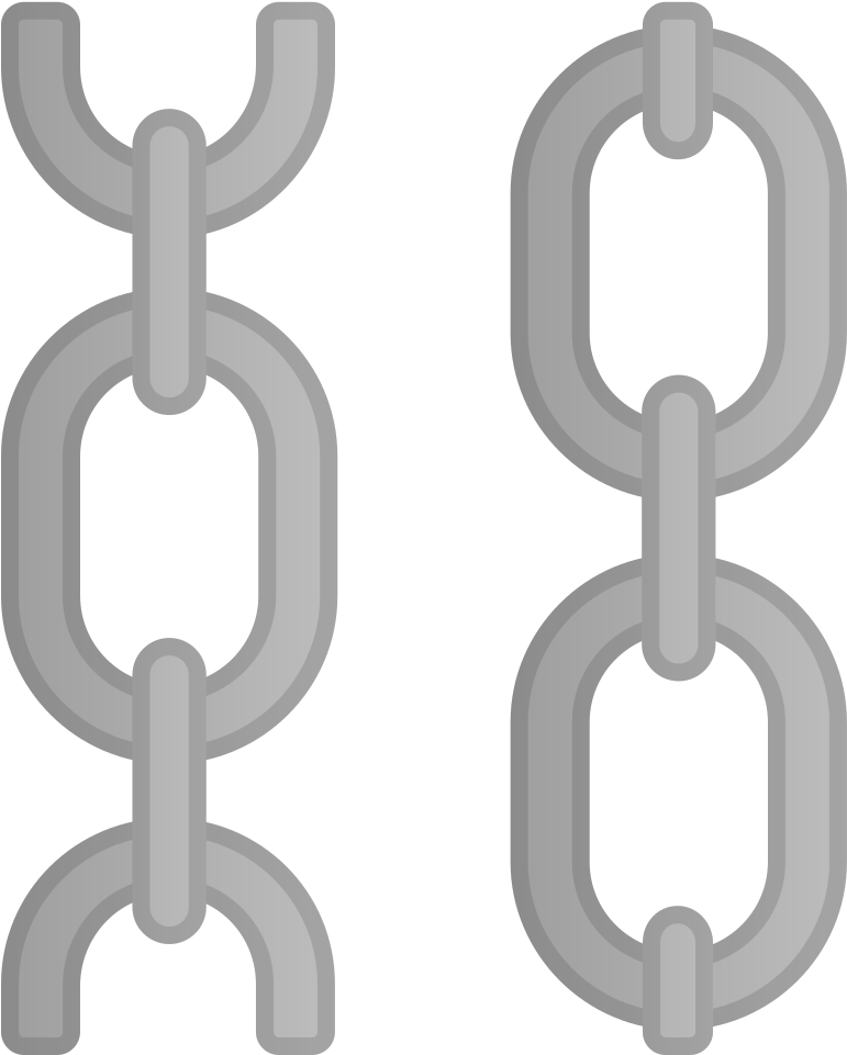 Broken Chain Link Graphic