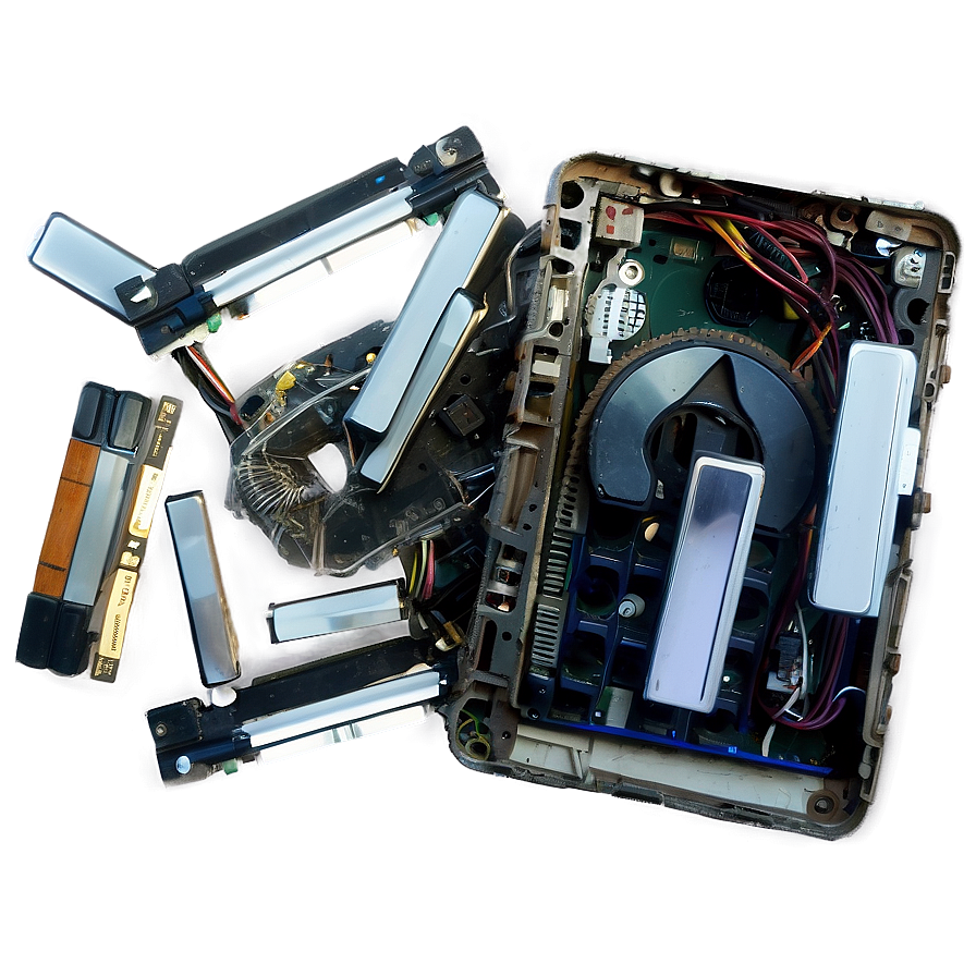 Broken Electronics Trash Png Clt81