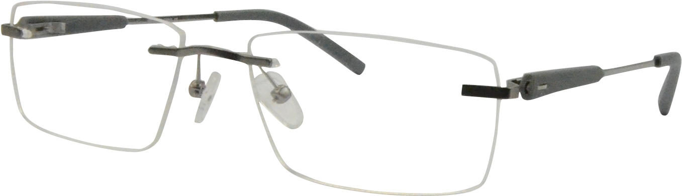 Broken Eyeglasses Isolated