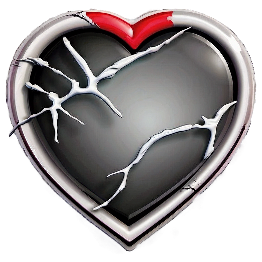 Broken Heart Graphic Png B