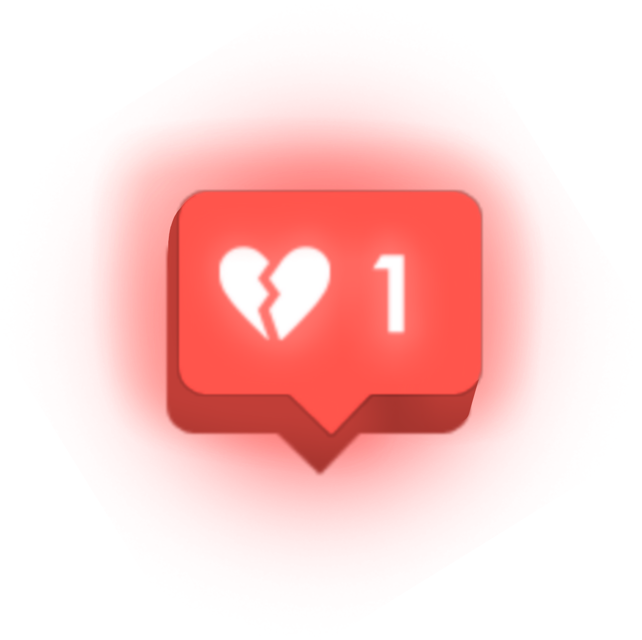 Broken Heart Notification Icon