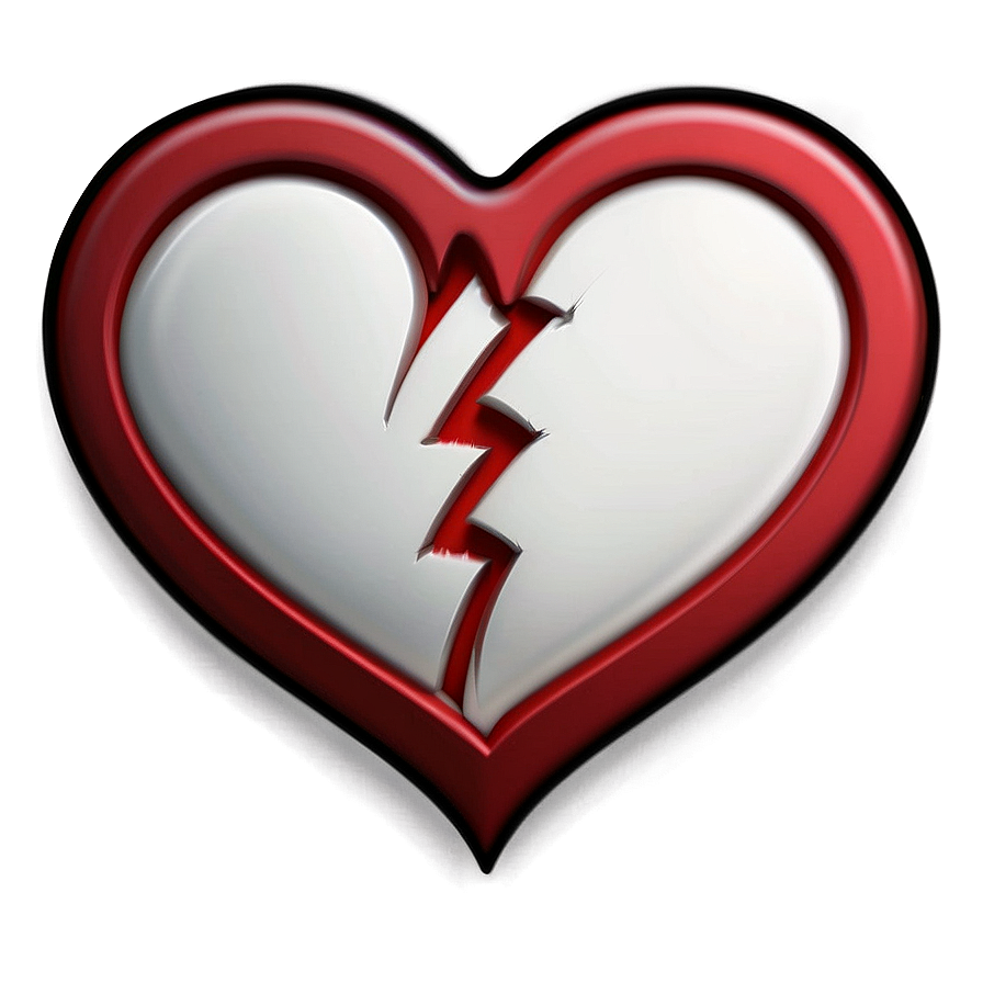 Broken Heart Symbol Emoji Png Aqt