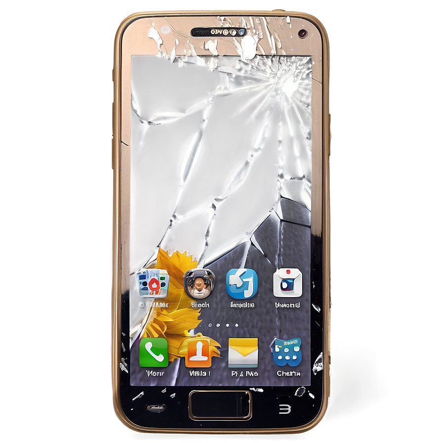 Broken Phone Screen Png 06242024