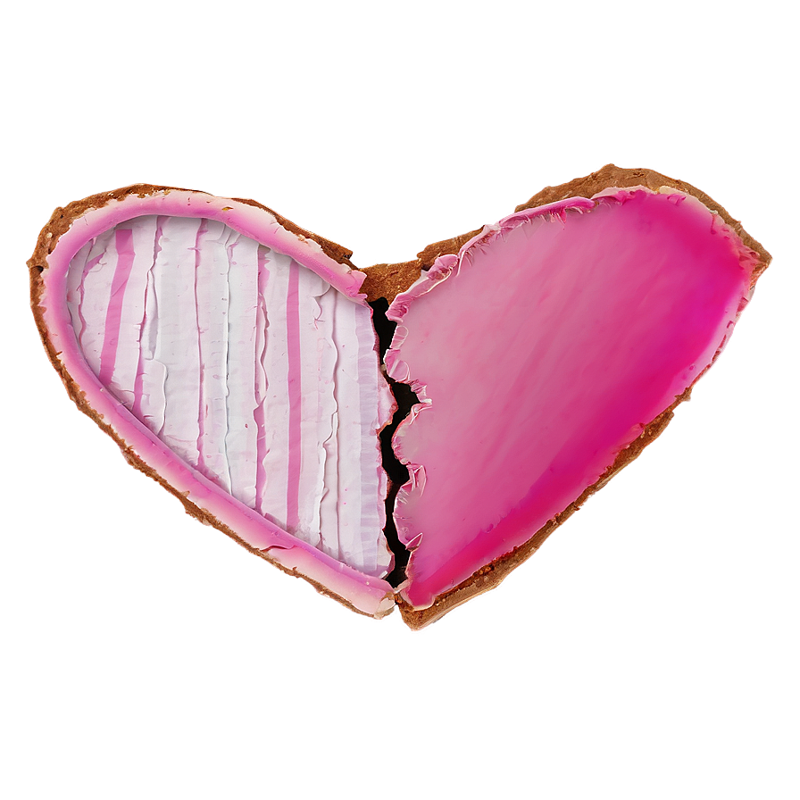 Broken Pink Heart Png Kmx