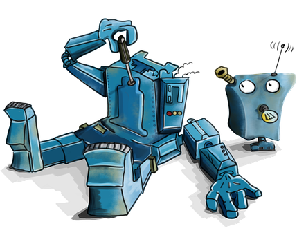 Broken_ Robot_ Repair_ Illustration