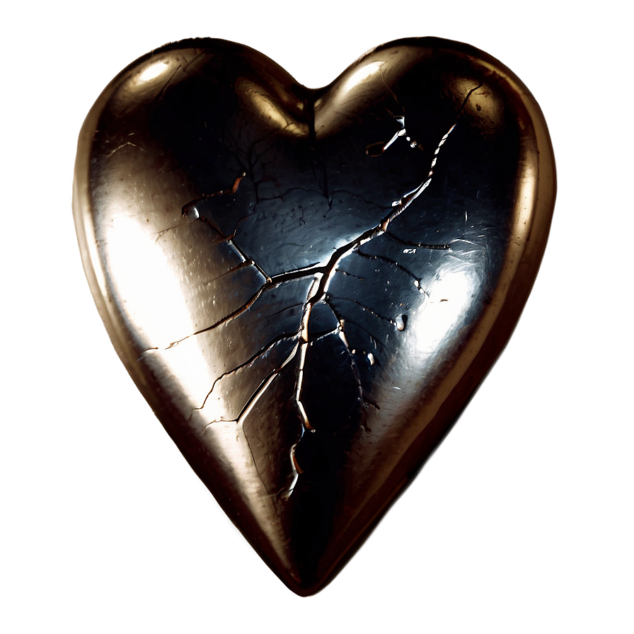 Broken Silver Heart Png Jxb