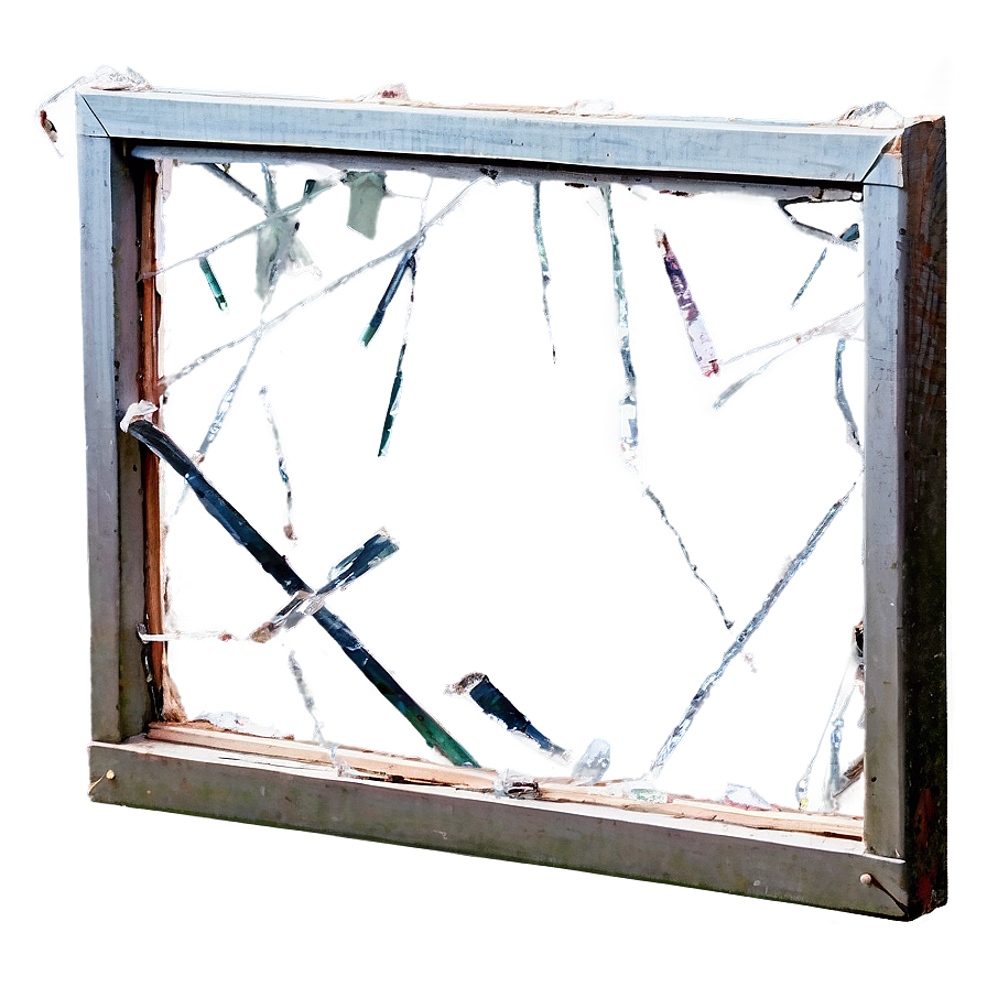 Broken Window Glass Shards Png 06212024