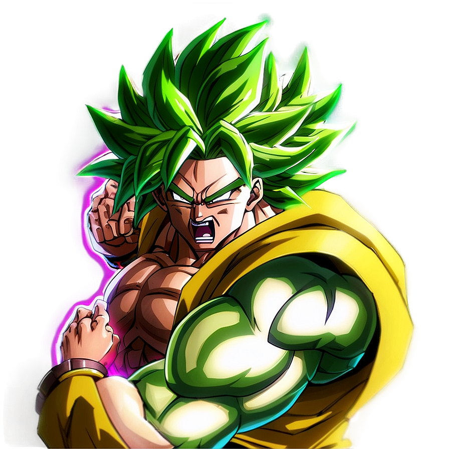 Broly In Battle Png Fwc90