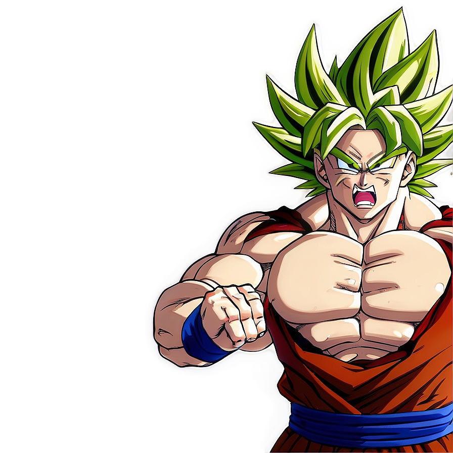 Broly In Battle Png Wpm