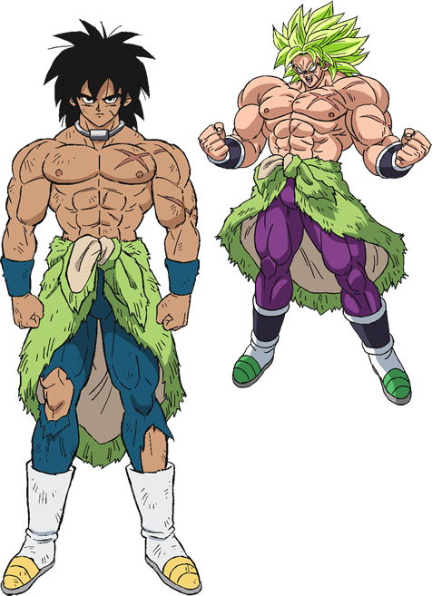 Broly_ Normal_and_ Super_ Saiyan_ Forms