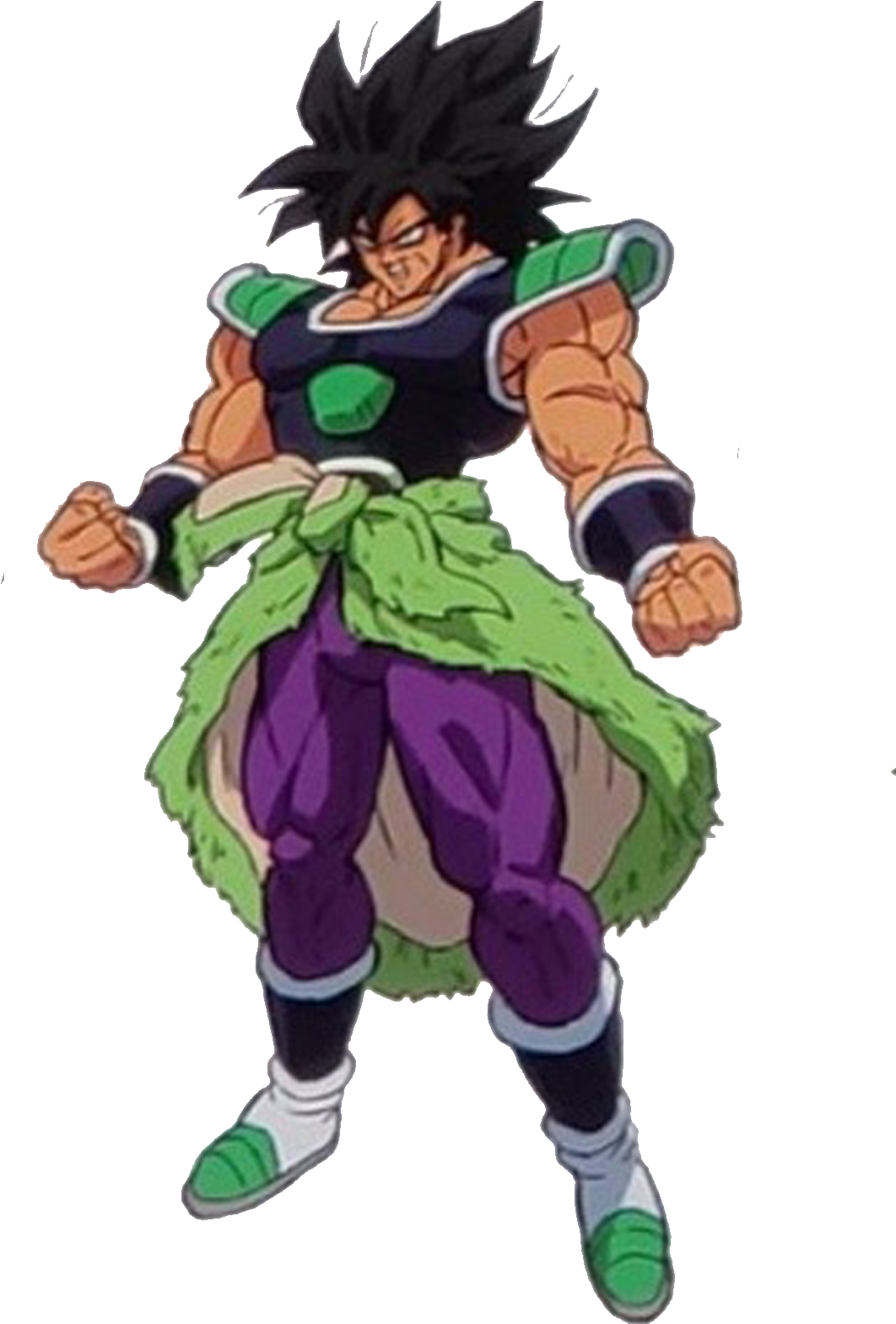 Broly Power Stance Anime Character