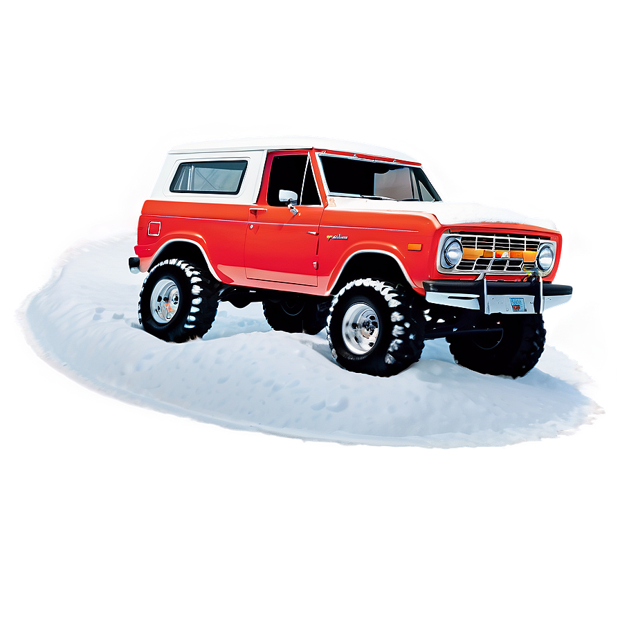 Bronco In Snow Png Auu88