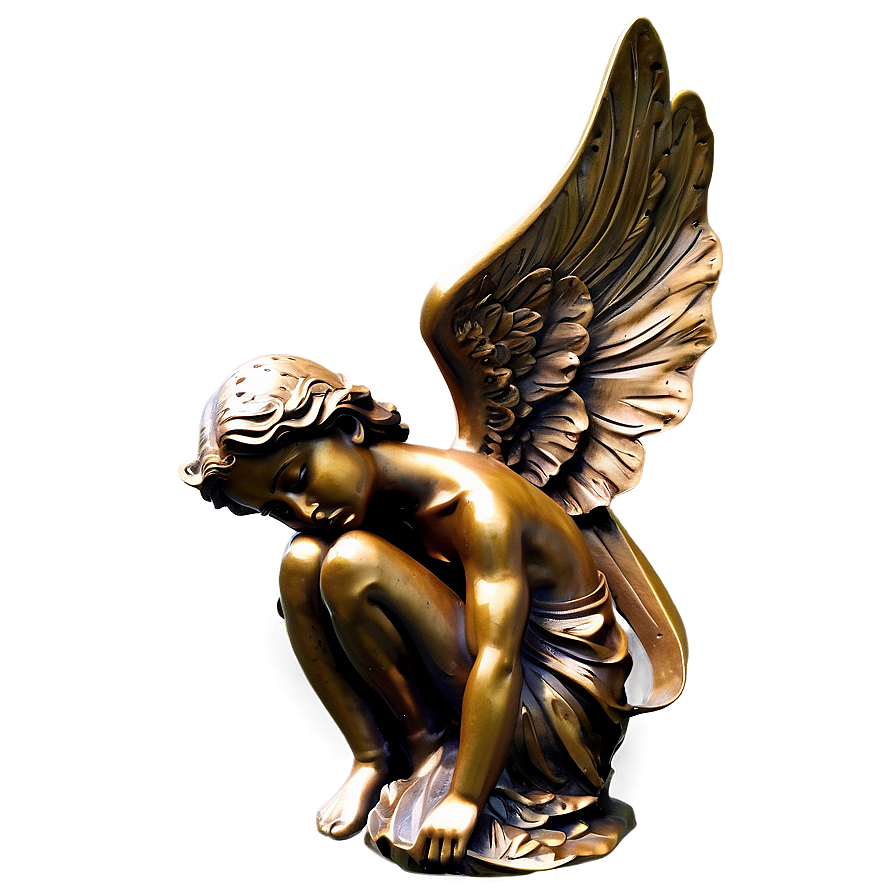 Bronze Angel Sculpture Png 06202024