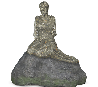 Bronze Sculpture Seated Woman