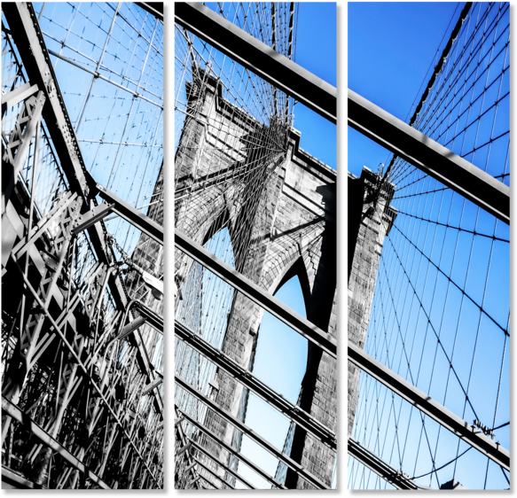 Brooklyn Bridge Triptych Photography