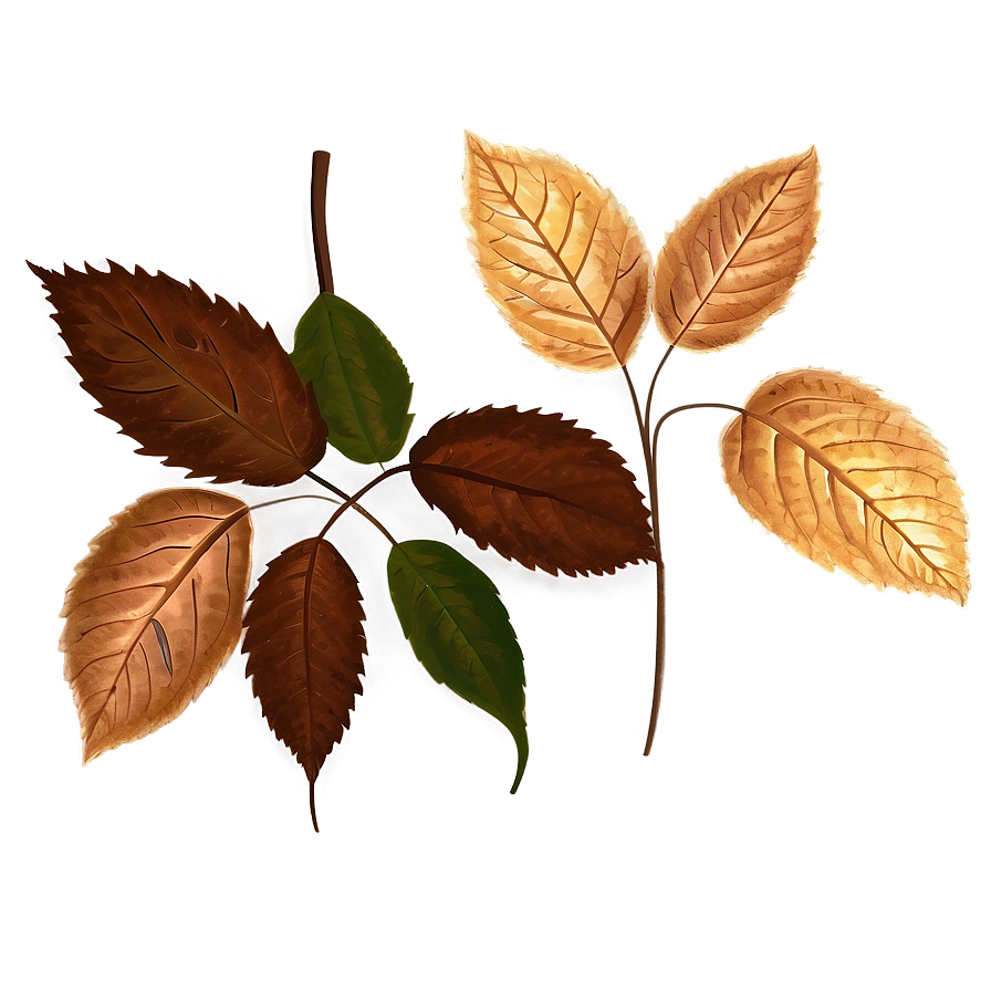 Brown Autumn Leaves Png Ugn72