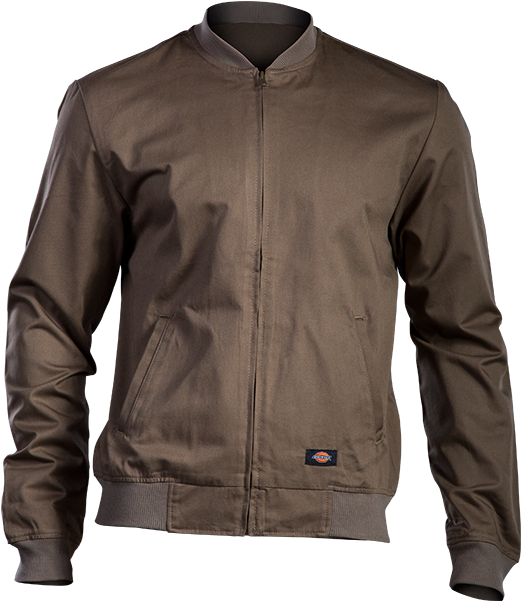 Brown Bomber Jacket Product Photography