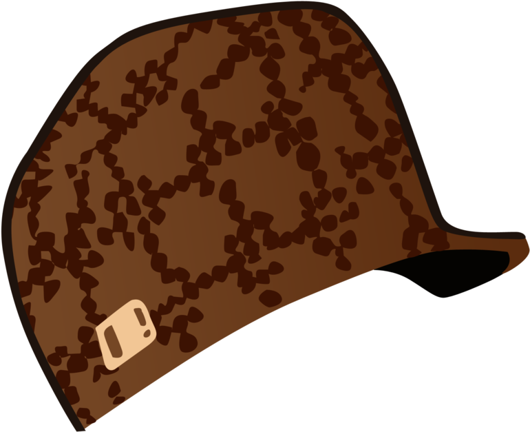 Brown Camouflage Cap Vector