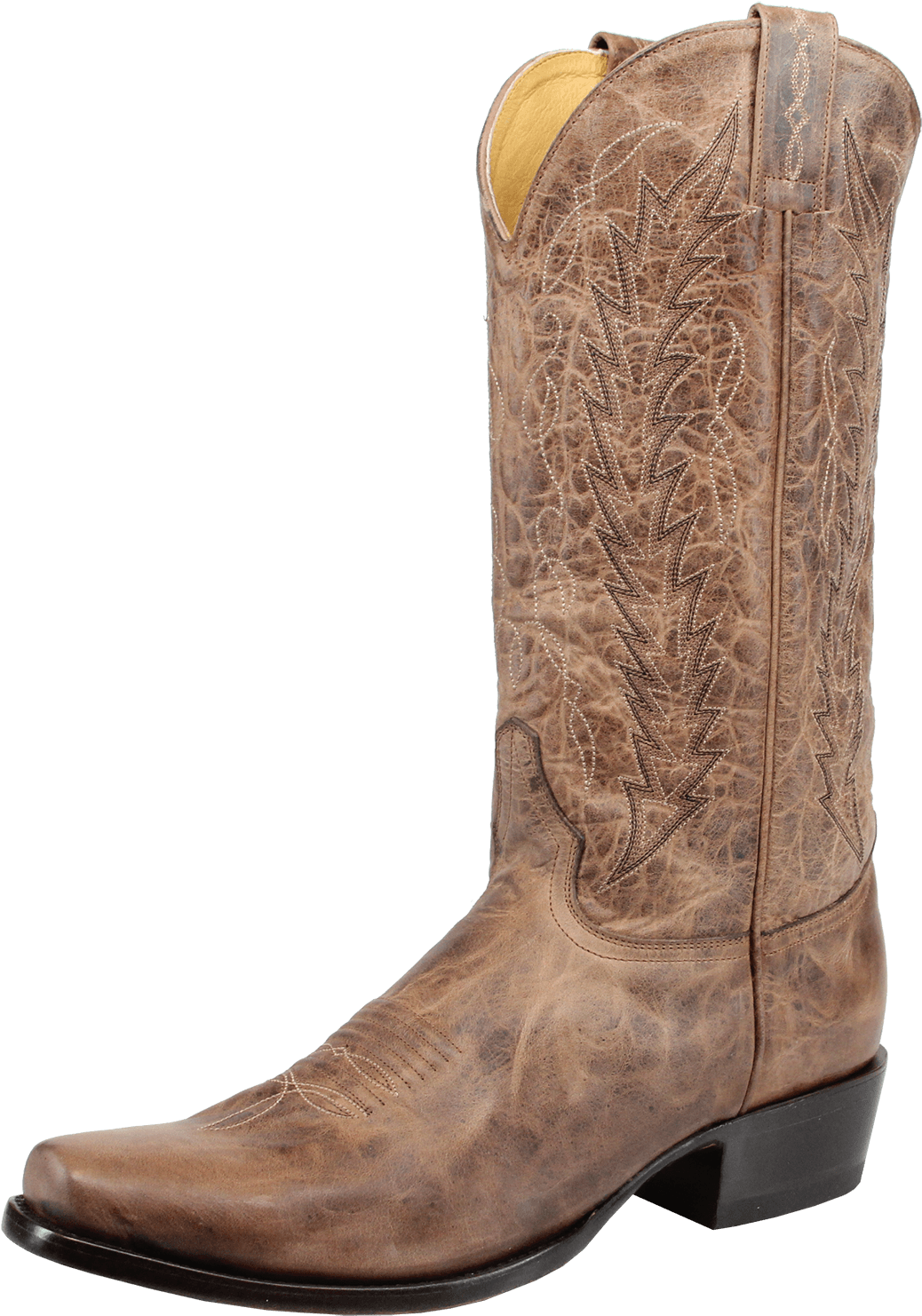 Brown Cowboy Boot Single