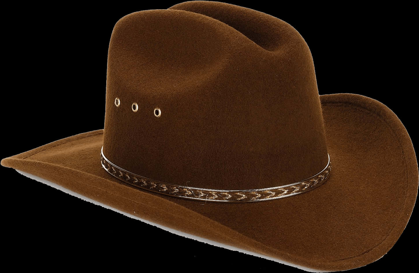 Brown Cowboy Hat Isolated