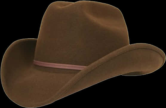 Brown Cowboy Hat Isolated