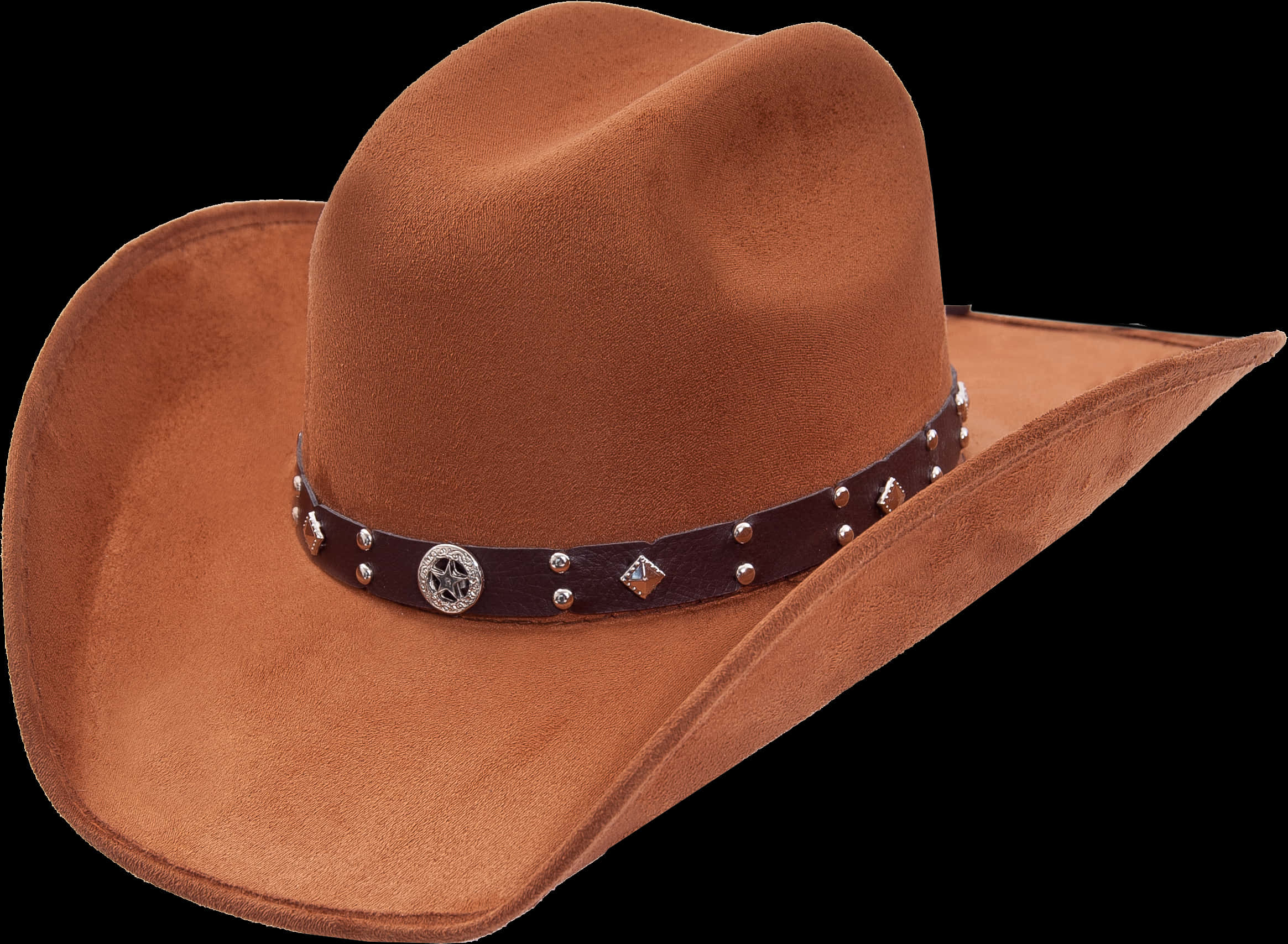 Brown Cowboy Hatwith Concho Band