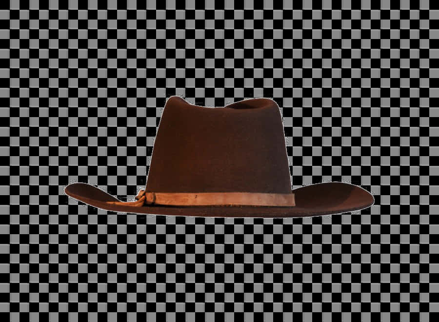 Brown Fedora Hat Transparent Background