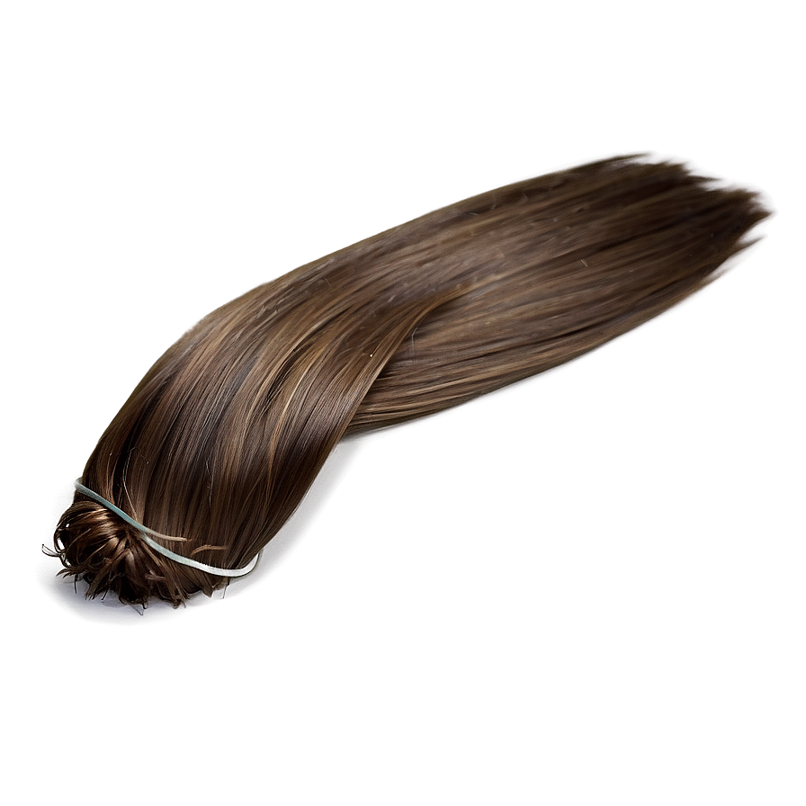 Brown Hair Strand Png 06262024