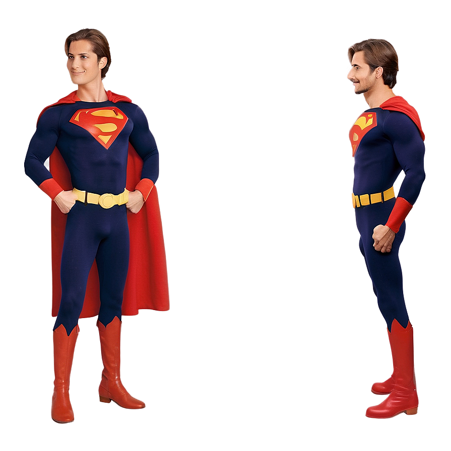 Brown Hair Superhero Pose Png Pjj